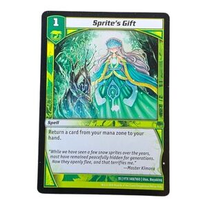 2014 Kaijudo Sprite's Gift Trading Card by - Green
